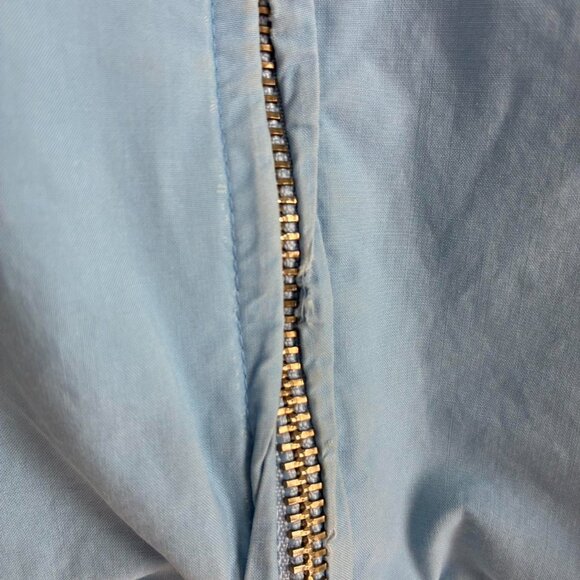 Vintage Tommy Hilfiger 100% Cotton Zip Blue Cotton Zip Up Jacket, Size Large - Picture 6 of 8